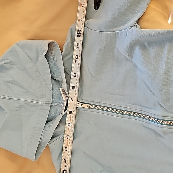Atlantique Kids front zip hoodie size 5-6 100% Cotton Long Sleeve - Picture 8 of 16